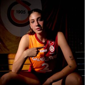 Galatasaray Puma 2025/2026 Kadın İç Saha Parçalı Voleybol Forma